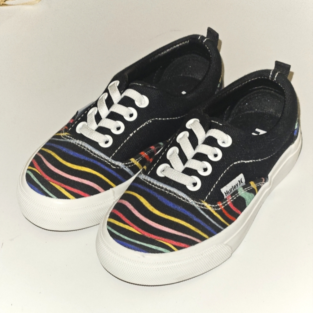 HURLEY Suma Authentic Toddler's Black and Multicolor Sneakers